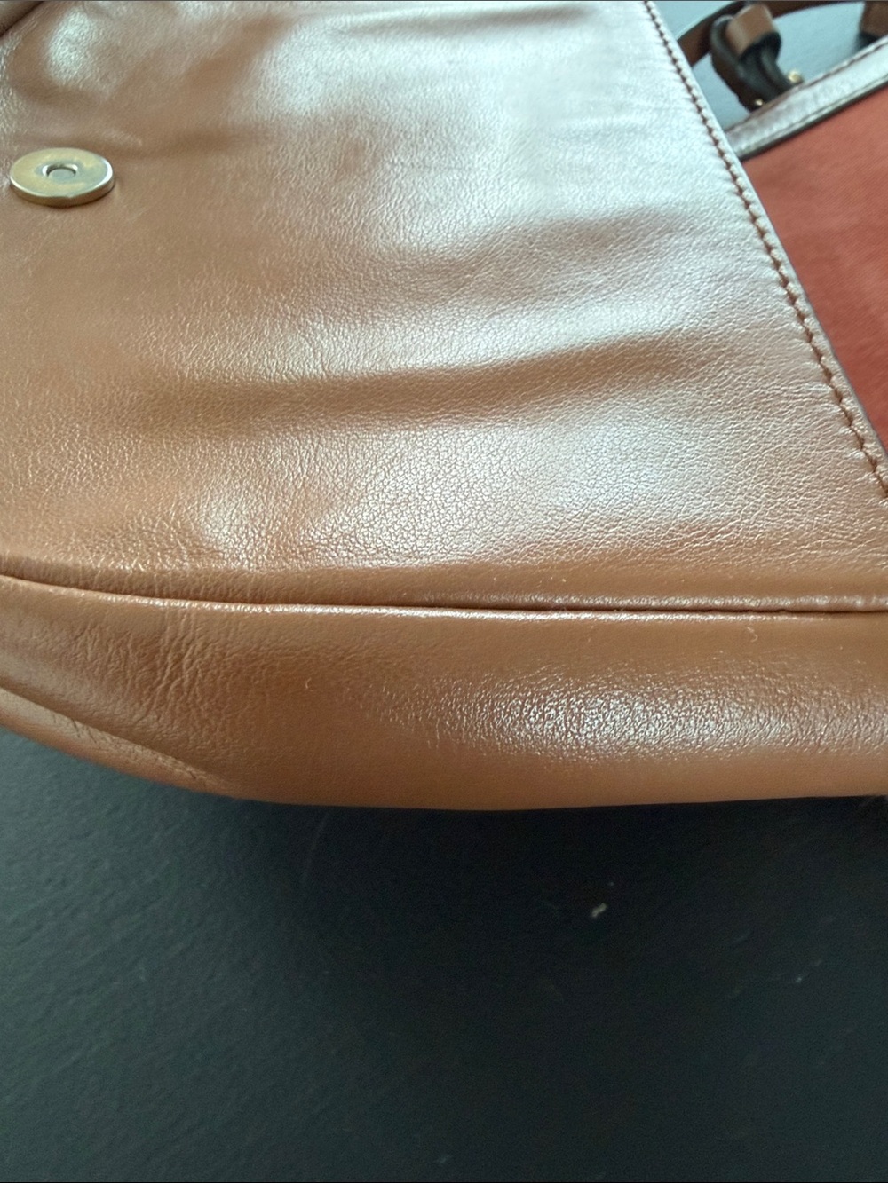 See By Chloe Tan Leather Crossbody with Signature Ring Detail - Picture 8 of 13